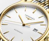 Longines Lyre Quartz White Dial Gold Stainless Steel Watch for Women - L4.859.2.12.7