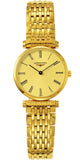 Longines La Grande Classique de Longines Gold Dial Gold Mesh Bracelet Watch for Women - L4.209.2.31.8