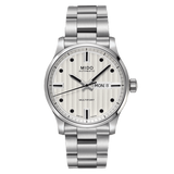 Mido Multifort Automatic Silver Dial Silver Steel Strap Watch For Men - M005.430.11.031.80