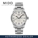 Mido Multifort Automatic Silver Dial Silver Steel Strap Watch For Men - M005.430.11.031.80