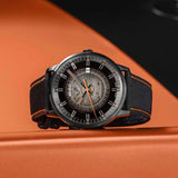 Mido Commander Automatic Gradient Black Dial Black Nylon Strap Watch For Men - M021.407.37.411.00