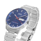 Mido Commander II Automatic Chronometer Blue Dial Silver Steel Strap Watch For Men - M021.431.11.041.00