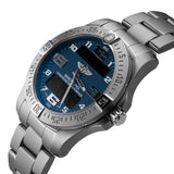 Breitling Aerospace Evo Blue Dial Silver Steel Strap Watch for Men - E79363101C1E1