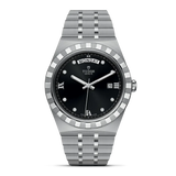 Tudor Royal M28600-0004 stainless steel watch with black dial