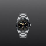 Tudor Black Bay 54 Black Dial Silver Steel Strap Watch for Men - M79000N-0001
