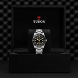 Tudor Black Bay 54 Black Dial Silver Steel Strap Watch for Men - M79000N-0001