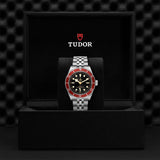 Tudor Black Bay Black Dial Silver Steel Strap Watch for Men - M7941A1A0RU-0003