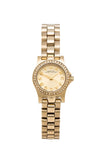 Marc Jacobs Henry Gold Dial Gold Stainless Steel Strap Watch for Women - MBM3277