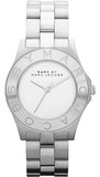 Marc Jacobs Blade White Dial Silver Stainless Steel Strap Watch for Women - MBM3125