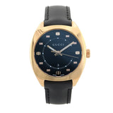 Gucci GG2570 Quartz Black Dial Black Leather Strap Watch For Women - YA142407