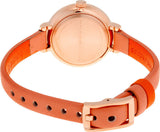 Marc Jacobs Sally White Dial Peach Leather Strap Watch for Women - MBM1355