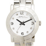 Marc Jacobs Mini Amy White Dial Silver Steel Strap Watch for Women - MBM3055