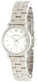 Marc Jacobs Baker White Dial Silver Steel Strap Watch for Women - MBM3246