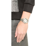 Marc Jacobs Henry Transparent Silver Dial Silver Stainless Steel Watch for Women - MBM3337