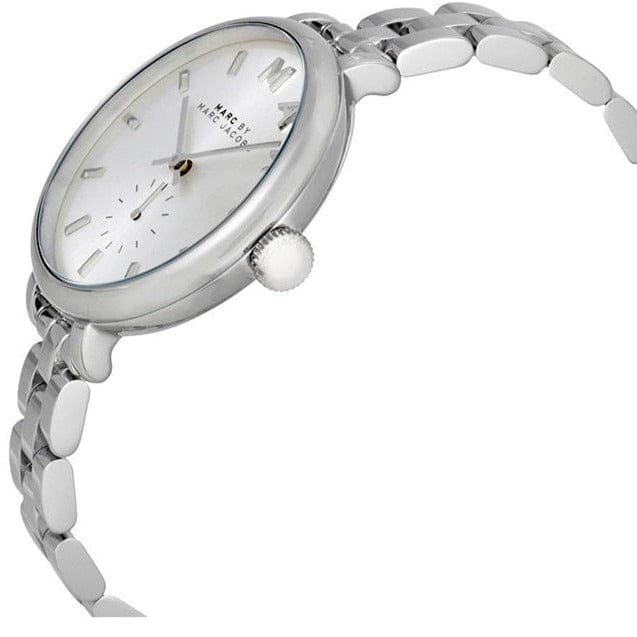 Marc Jacobs Sally Silver Dial Silver Steel Strap Watch for Women - MBM3362