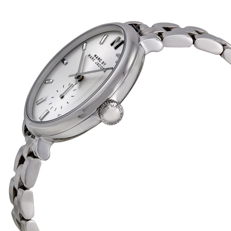Marc Jacobs Sally Silver Dial Silver Steel Strap Watch for Women - MBM3362