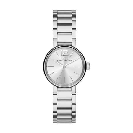 Marc Jacobs Peggy Silver Dial Silver Steel Strap Watch for Women - MBM3404