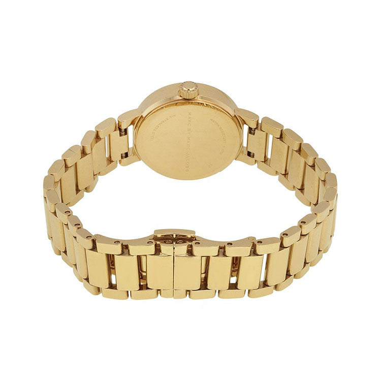 Marc Jacobs Peggy Gold Dial Gold Steel Strap Watch for Women - MBM3405
