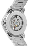 Fossil Townsman Automatic Skeleton White Dial Two Tone Steel Strap Watch for Men - ME3075