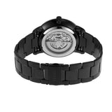 Fossil Neutra Automatic Skeleton Black Dial Black Steel Strap Watch for Men - ME3183