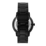 Fossil Neutra Automatic Skeleton Black Dial Black Steel Strap Watch for Men - ME3183