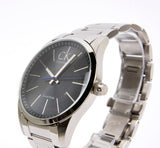 Calvin Klein Bold Grey Dial Silver Steel Strap Watch for Men - K2241107