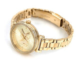 Michael Kors Sofie Quartz Gold Dial Gold Steel Strap Watch For Women - MK4334