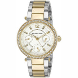 Michael Kors Parker White Dial Two Tone Steel Strap Watch for Women - MK6055