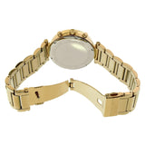 Michael Kors Sawyer White Dial Gold Steel Strap Watch for Women - MK6362