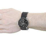 Michael Kors Runway Black Dial Black Rubber Strap Watch for Men - MK8107