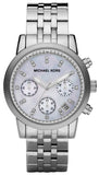 Michael Kors Ritz White Dial Silver Stainless Steel Strap Watch for Women - MK5020