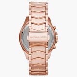 Michael Kors Whitney Chronograph Rose Gold Dial Rose Gold Steel Strap Watch For Women - MK6730