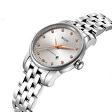 Mido Baroncelli III Automatic Silver Dial Silver Steel Strap Watch For Women - M7600.4.21.1