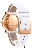 Marc Jacobs Roxy Silver Dial White Leather Strap Watch for Women - MJ1634