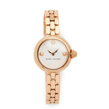 Marc Jacobs Courtney White Dial Rose Gold Steel Strap Watch for Women - MJ3458