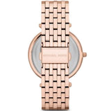 Michael Kors Darci Brown Dial Rose Gold Stainless Steel Strap Watch for Women - MK3217