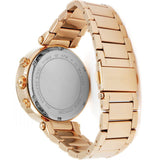 Michael Kors Sawyer Mother of Pearl White Dial Rose Gold Steel Strap Watch for Women - MK6282