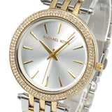 Michael Kors Darci Silver Dial Two Tone Stainless Steel Strap Watch for Women - MK3215