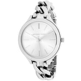 Michael Kors Slim Runway Silver Dial Silver Steel Strap Watch for Women - MK3279