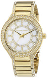 Michael Kors Kerry Mother of Pearl Dial Gold Steel Strap Watch for Women - MK3312