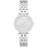 Michael Kors Darci Silver Dial Silver Steel Strap Watch for Women - MK3476