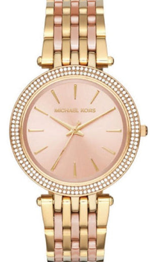 Michael Kors Darci Rose Gold Dial Rose Gold Steel Strap Watch for Women - MK3507