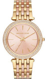 Michael Kors Darci Rose Gold Dial Rose Gold Steel Strap Watch for Women - MK3507