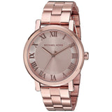 Michael Kors Norie Rose Gold Dial Rose Gold Steel Strap Watch for Women - MK3561