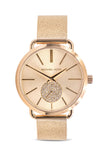 Michael Kors Portia Gold Dial Gold Mesh Bracelet Watch for Women - MK3844