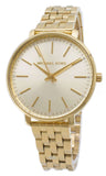 Michael Kors Pyper Quartz Gold Dial Gold Steel Strap Watch For Women - MK3898