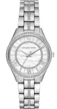 Michael Kors Lauryn Mother of Pearl Dial Silver Steel Strap Watch for Women - MK3900