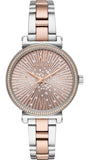 Michael Kors Sofie Quartz Rose Gold Dial Two Tone Steel Strap Watch For Women - MK3972