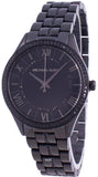 Michael Kors Lauryn Quartz Black Dial Black Steel Strap Watch For Women - MK4337