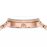 Michael Kors Melissa Pave Quartz Rose Gold Dial Rose Gold Steel Strap Watch for Women - MK4372